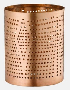 Vintage Indian Metal <b>Lantern</b> Factory Price Home Accent New Design Fancy Candle Vessel Metal Iron <b>Copper</b> Plated Candle Holder - Product Image 1