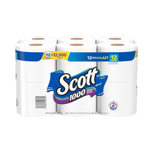 Papel Higiénico Scott Regular Roll, 1 Capa, Blanco, 12 Rollos - Product Image 3