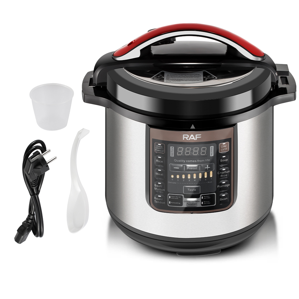 RAF 12L Multi Programmable Digital Rice Cooker Acier Inoxydable 12L Aluminium Pot Autocuiseurs Électriques