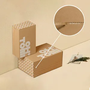 Boîte à chaussures d'expédition en papier ondulé personnalisée boîtes d'emballage de livraison de vêtements à déchirer chaussures boîtes d'emballage en papier d'enveloppe