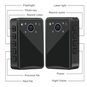 360 Độ Quay Trở Lại Clip Vòng Ghi Âm 138 Độ Xoay Ống Kính IR Tầm Nhìn Ban Đêm 2900MA Lithium Pin Máy Ảnh - Product Image 2