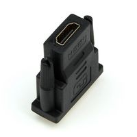 Oro HDTV hembra (24 + 1) Monitor Dual 4K 60 USB-C Monitor adaptador Coaxial Socket fibra óptica PVC Polybag combinación Stock