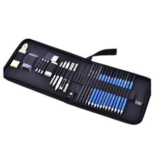 <span class=keywords><strong>Kit</strong></span> de <span class=keywords><strong>dessin</strong></span> professionnel 32 pièces, ensemble de crayons de croquis pour artistes débutants adultes adolescents - Product Image 1