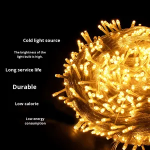 Đèn LED dây ngoài trời chống nước IP65 220V nhấp nháy Giáng sinh đám cưới ngày lễ 10M 20M 30M 50M 100M có thể điều chỉnh độ sáng - Product Image 3