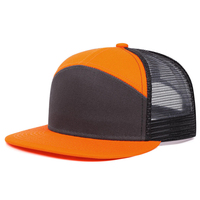 Envío Rápido, Gorra Trucker de Malla con Visera Plana, Gorra Snapback de Algodón de Alta Calidad para Hombre, Múltiples Colores en Existencia, Personalización Disponible