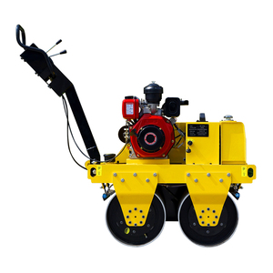 3 t neue rollmaschine laufend hinter doppeltrommel vibrator straßenroller aus china moderne rollmaschine für straße mini-verdichter straßenroller preis - Product Image 1