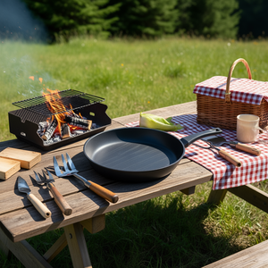 Poêle à frire antiadhésive TURK Bratpfanne 30 cm pour la cuisine en plein air - Product Image 3