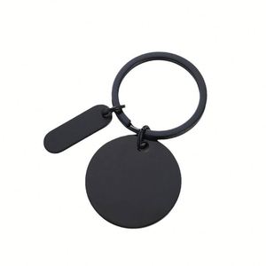 Llavero de Metal de Acero Inoxidable para Impresión Láser a Color, Material en Blanco, Ideal para Regalos Navideños - Product Image 5