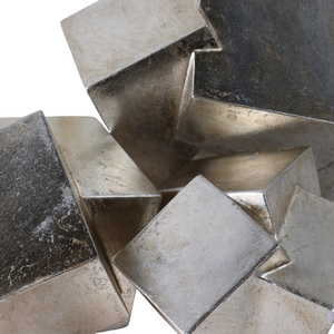 Sculture Minimaliste a Forma di Cubo in Poliresina, Decorazioni Moderne per Casa, Bagno, Ufficio e Soggiorno - Product Image 6