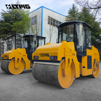 Chine Prix d'usine 6 tonnes Double tambour rouleau de route compacteur municipal machine Kama moteur pompe à engrenages rouleau de route de haute qualité