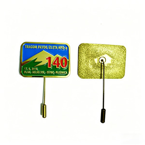 Pin <span class=keywords><strong>de</strong></span> Solapa <span class=keywords><strong>de</strong></span> Metal Esmaltado con Logotipo Personalizado, Insignia del Club <span class=keywords><strong>de</strong></span> Fútbol <span class=keywords><strong>de</strong></span> las Montañas Croatas, para Gorra - Product Image 1