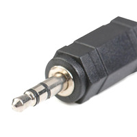 Connecteur audio 2.5mm à 3.5mm, prise auxiliaire AUX à 3 anneaux 3.5mm mâle TRS à 2.5mm femelle adaptateur pour microphone écouteur