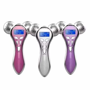 Rouleau de massage facial électrique rechargeable 4D à micro-courant, appareil de lifting du visage et de massage corporel - Product Image 1