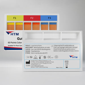 HTM strumenti dentali dentista Set di strumenti ISO materiale di consumo dentale Private Label punti di guttaperca per i denti canale radicolare - Product Image 5