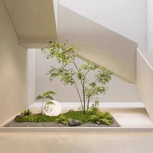 Kunstmatige Zuidelijke Hemel Bamboe Groene Plant Villa Binnenplaats Trap Kippenklauw Esdoorn Landschap Decoratie Ornament - Product Image 3