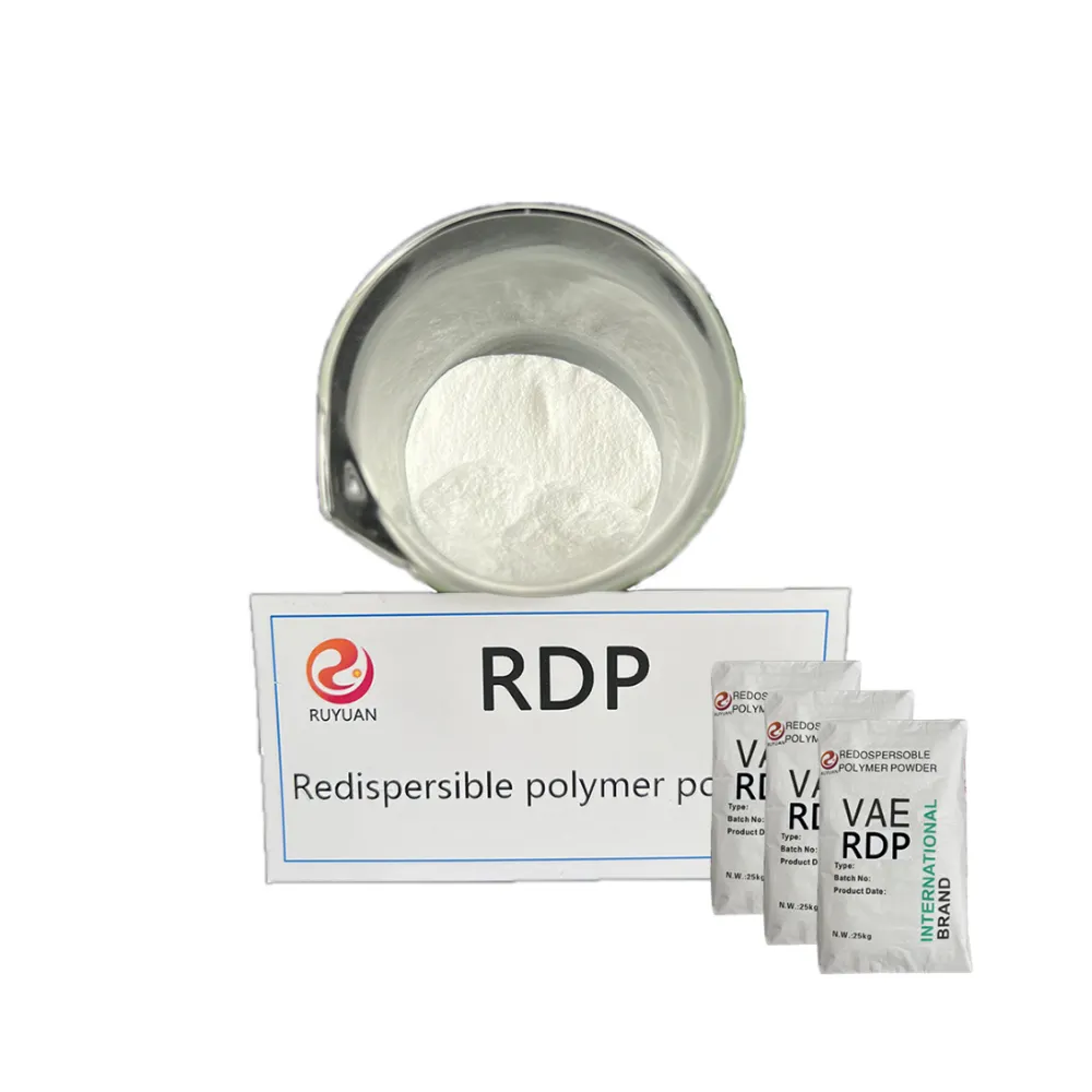 Ruyuan 화학 VAE 건조한 박격포 첨가물 Redispersible 유화액 중합체 RDP 분말