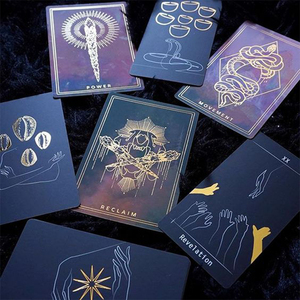 100% fabricante personalizado <span class=keywords><strong>tarot</strong></span> <span class=keywords><strong>de</strong></span> Marseille <span class=keywords><strong>Tarot</strong></span> impresión Ángel Mini <span class=keywords><strong>Tarot</strong></span> cartas personalizadas naipes - Product Image 3