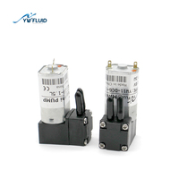 Pompe à air à membrane de laboratoire à moteur sans balais 12v 24v Dc Pompe d'échantillonnage de gaz anti-corrosif à membrane Fkm Micro pompe à vide