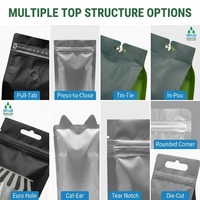 Emballages personnalisés pour bretzels en sachet plat en Mylar avec fermeture thermoscellée et encoche de déchirement, et commandes d'emballages sur mesure