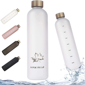 Bouteille D Eau En Plastique Garrafa Plastico Agua <span class=keywords><strong>2023</strong></span> Trending Black Drink bottiglia d'acqua da 32 once con cannuccia - Product Image 2