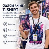 Kaos Grafis Streetwear DG001 Unisex 180gsm 100% Katun Cepat Kering Polos Sablon Custom Anime Komik Otaku Cosplay