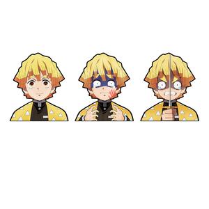 Autocollant Zenitsu Agatsuma, autocollant animé en mouvement, autocollants imperméables pour voitures, ordinateurs portables, réfrigérateurs, décoration d'intérieur 3D lenticulaire - Product Image 1