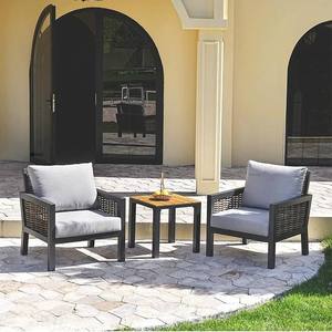 Cómodo conjunto combinado <span class=keywords><strong>de</strong></span> <span class=keywords><strong>muebles</strong></span> <span class=keywords><strong>de</strong></span> exterior, sofá Seccional <span class=keywords><strong>de</strong></span> jardín <span class=keywords><strong>de</strong></span> aluminio <span class=keywords><strong>de</strong></span> ratán, juego <span class=keywords><strong>de</strong></span> Patio, <span class=keywords><strong>muebles</strong></span> <span class=keywords><strong>de</strong></span> jardín - Product Image 6