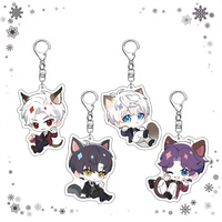 81 Designs Love and Deep Space Zayne Rafayel Xavier Sylus Game Pendentif Porte-clés Anime Porte-clés en acrylique