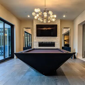 Amerikan standart şık akrilik 7ft 8ft 9ft 6811 bez fiyat bilardo Billar bir bilardo masası abd havuz Snooker bilardo masa