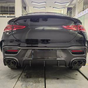 2020 + vente chaude pare-chocs arrière de voiture en Fiber de carbone pour <span class=keywords><strong>Mercedes</strong></span> Benz GLE63 GLE350 coupé modifié LD Style pare-chocs arrière à lèvre - Product Image 6