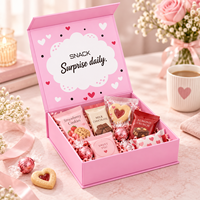 Boîte cadeau rigide magnétique à compartiments multiples, sur mesure, pour chocolats et cosmétiques, idéale pour les fêtes.