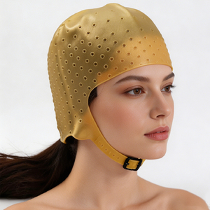Outils de salon écologiques multifonctionnels, directement de l'usine, confortables et de qualité, bonnet en silicone pour la coloration des cheveux avec aiguilles en acier pour femmes et hommes - Product Image 2