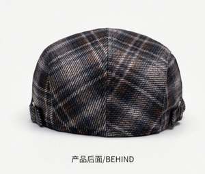 Nuevo Sombrero de Boina para Otoño e Invierno para Hombre y Mujer, Gorra Plana a Cuadros, Boina de Artista y Pintor para Hombre y Mujer, Boinas para Hombres Ingleses - Product Image 4