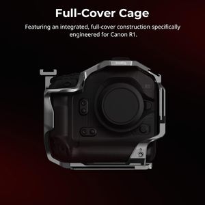 Jaula de protección completa SmallRig 5413 para <span class=keywords><strong>Canon</strong></span> <span class=keywords><strong>R1</strong></span> con soporte de zapata fría desmontable y placas de liberación rápida con orificios ARRI de 1/4"-20 y 3/8"-16 - Product Image 6
