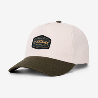 OEM Unisex Verstellbare Gebogene Krempe 5-Panel Baseballkappen mit Individuellem Patch-Logo Street-Style Sportkappe für Männer und Frauen