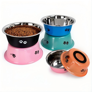 Gamelle anti-glouton en acier inoxydable 304 pour chiens, base en caoutchouc antidérapante, design labyrinthe anti-étouffement, pour chiens de petite, moyenne et grande taille - Vente en gros - Product Image 3