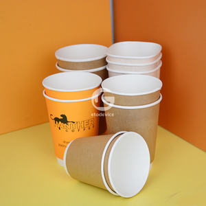 Vasos de Papel Desechables, Vasos para Bebidas Frías y Calientes para el Hogar, Oficina y Fiestas - Product Image 4