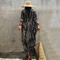 TW9203994 Traje de Baño de Alta Calidad Pareo Sarong Teñido Anudado Cárdigan Falda de Playa Ropa de Verano para Mujer Cubre Bikini para Playa
