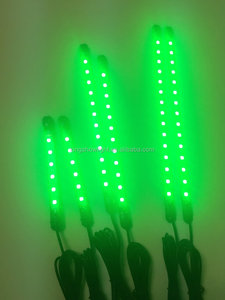 La actualización de 2016 el nuevo súper brillante y slim PVC 8pc led luz de la motocicleta kit con controlador de música - Product Image 4