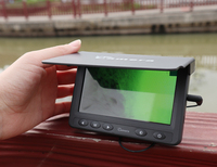 Moocor HR-4315 Cámara de Pesca Impermeable IP68 de 4.3 Pulgadas Más Vendida, Resolución de 400k con Cable de 15 Metros para Pesca