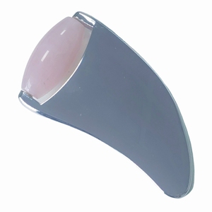 โรลเลอร์นวดหน้ารูปเขากวางทำจากโรสควอตซ์และโลหะผสมสังกะสี - Product Image 4