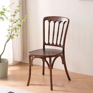 Silla <span class=keywords><strong>de</strong></span> comedor <span class=keywords><strong>de</strong></span> <span class=keywords><strong>madera</strong></span> maciza <span class=keywords><strong>de</strong></span> estilo francés con respaldo <span class=keywords><strong>de</strong></span> <span class=keywords><strong>mimbre</strong></span> vintage, adecuada para uso doméstico, comercial, restaurante <span class=keywords><strong>y</strong></span> hotel. - Product Image 2