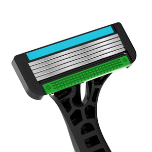 Goodmax biểu tượng tùy chỉnh dùng một lần dao cạo năm lưỡi dao cạo râu cắt tóc OEM người đàn ông cạo râu dao cạo - Product Image 4