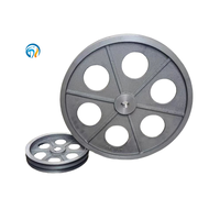 Poulie de courroie trapézoïdale pour transmission industrielle agricole, traitement de surface par phosphatation OEM/ODM, 100 % testée