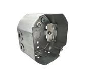 Boîte de jonction électrique en acier octogonale de 4 pouces homologuée CETL, protection IP55 et IP65, boîtier pour instruments électroniques, dispositif de sortie
