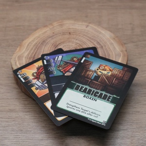 Chất Lượng Cao Linen Hoàn Thành Cả Hai Bên Tùy Chỉnh In Thẻ Trò Chơi Thiết Lập Trong Poker Kích Thước Thẻ - Product Image 1