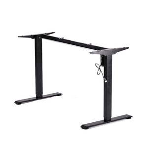 Escritorio Minimalista de PVC con Altura Ajustable Eléctrica para Oficina en Casa, <span class=keywords><strong>Estudio</strong></span>, Dormitorio, Uso con Computadora - Product Image 5