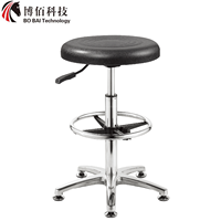 Chaises de bureau ergonomiques ESD PU modernes et durables, tabouret de bar, fauteuil dentaire pivotant avec coussinets, tabourets de caissier de bar, garantie de 5 ans