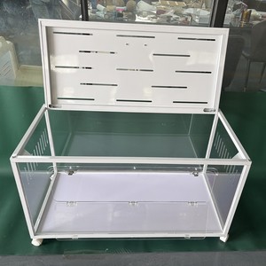 <span class=keywords><strong>Jaula</strong></span> Rectangular de Lujo para Hámster y <span class=keywords><strong>Conejo</strong></span>, Tipo Villa, Metálica, Transparente, Extra Grande, con Diseño de Oso Dorado, Anti-Mordidas, Marca Rubik's Cube - Product Image 3