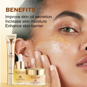 Aesthtany Bán hàng nóng chăm sóc da Nhà cung cấp vitamin C axit hyaluronic Mặt huyết thanh Kem mắt Toner chăm sóc da Bộ - Product Image 5